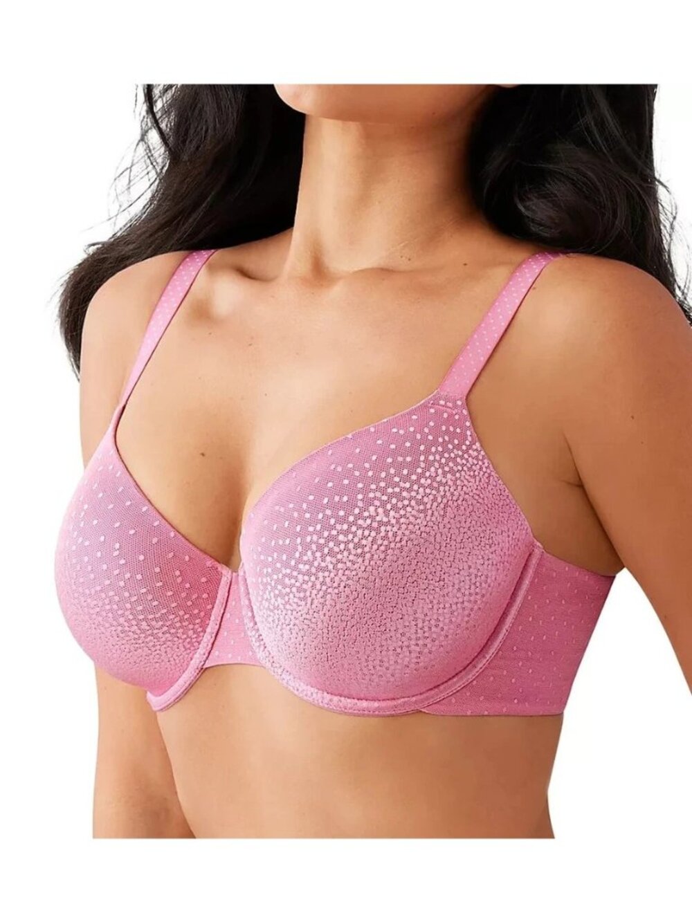 WACOAL 36DDD Back Appeal TShirt Underwire Womens Bra Chateau Rose 853303 NWT $74